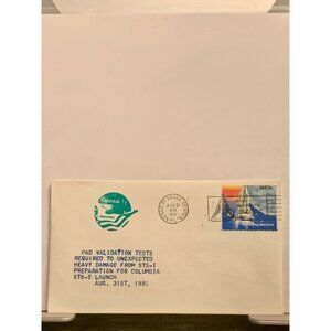 NASA PAO Validation Tests Envelope From Columbia STS-2 1981 With Postmark Stamps